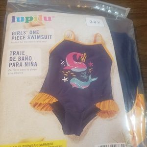 Lupilu Baby Girls One Piece Swimsuit Size 2 to 4Y NWT